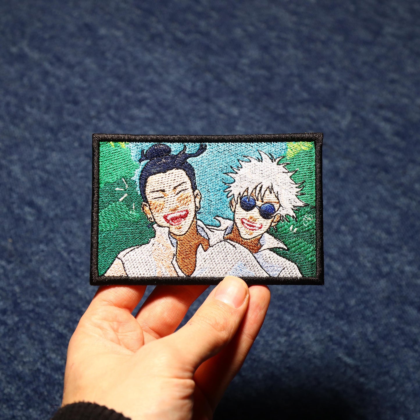 Jujutsu Anime Patch, Bulk iron on patches Embroidered Patch, Anime Lover Gift, Sew On Patches, Manga Patch, Anime Character