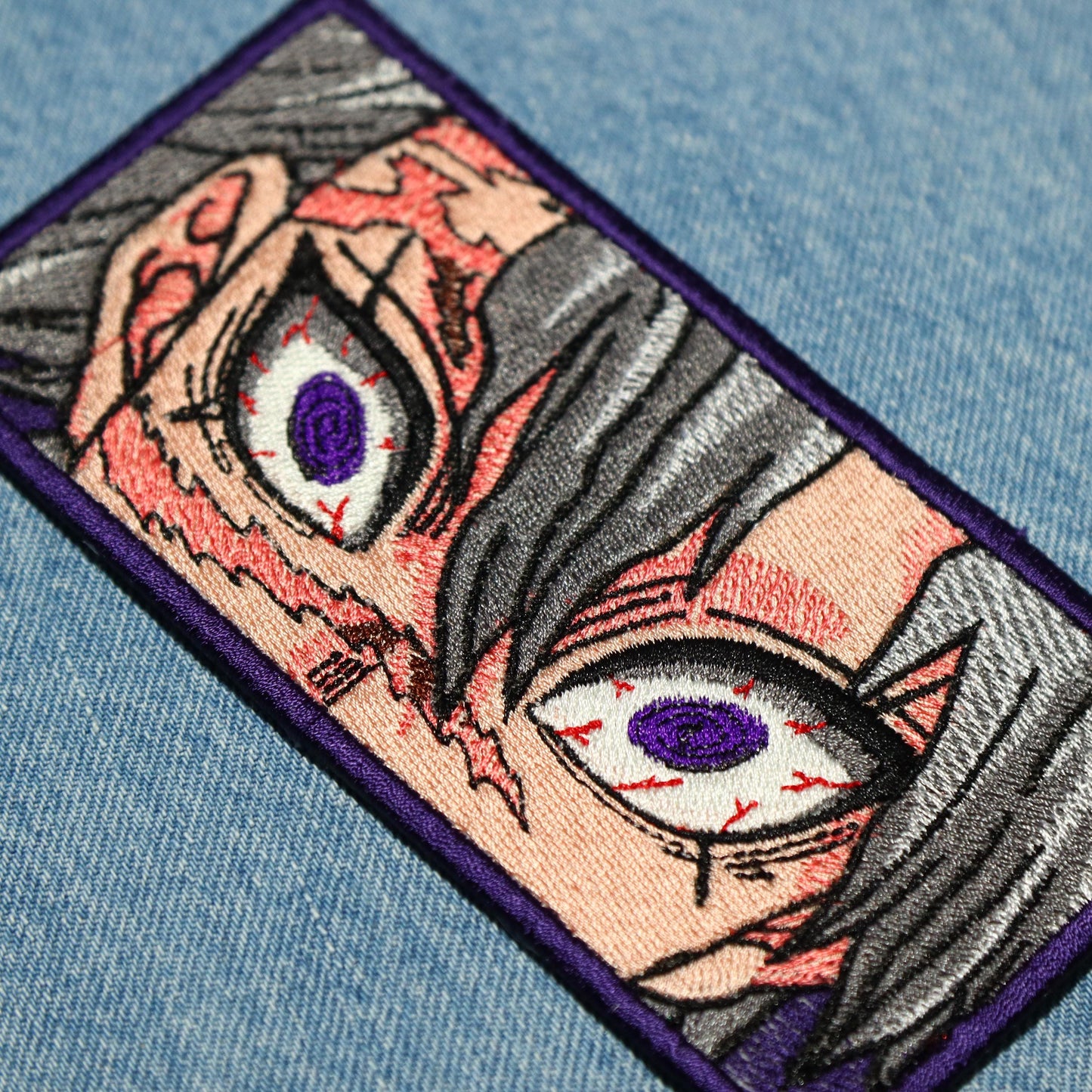 Iron on Anime Patch, Embroidered Patch, Anime Lover Gift, Sew On Patches, Manga Patch, Anime Character, Demon