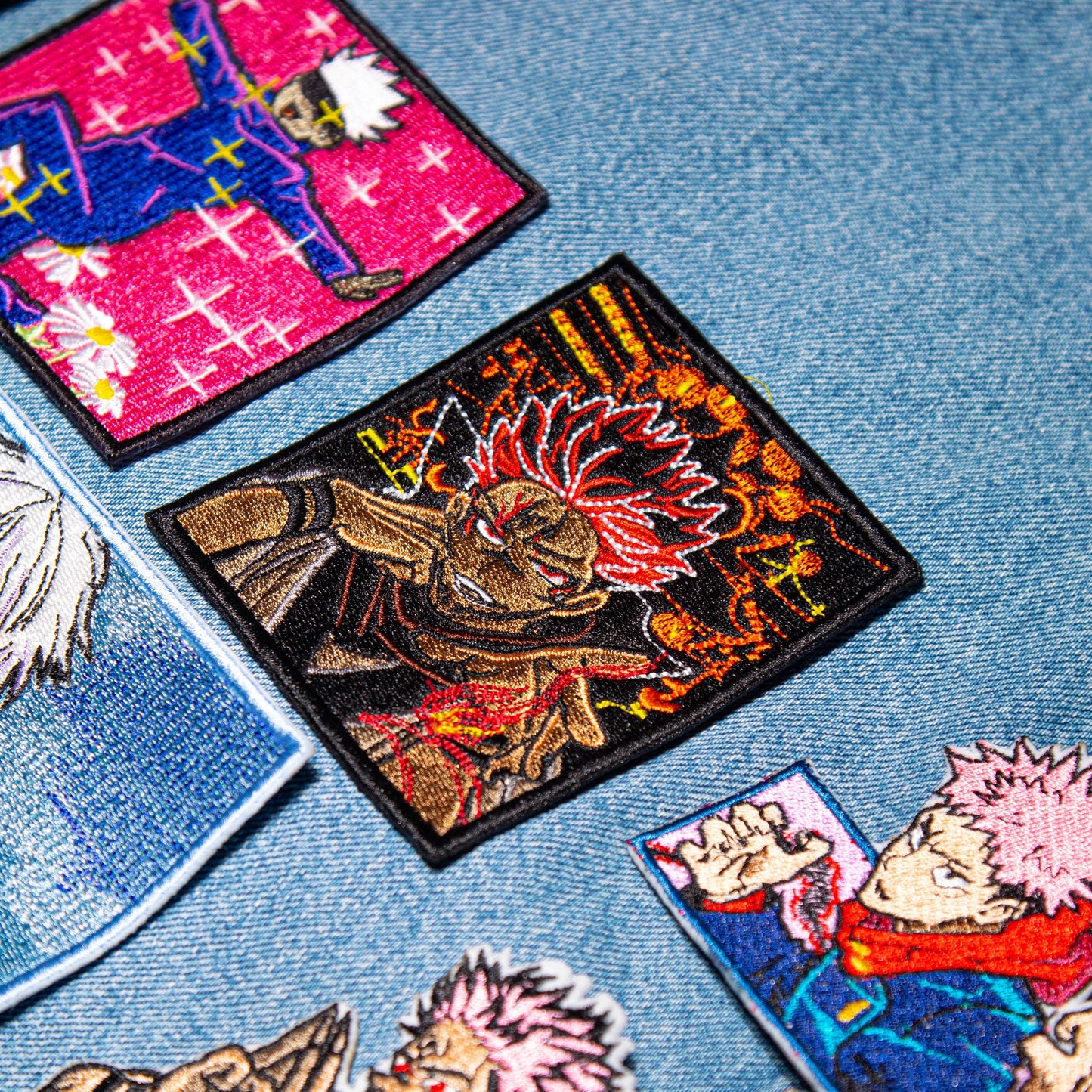 Jujutsu Anime Patch, Bulk iron on patches Embroidered Patch, Anime Lover Gift, Sew On Patches, Manga Patch, Anime Character