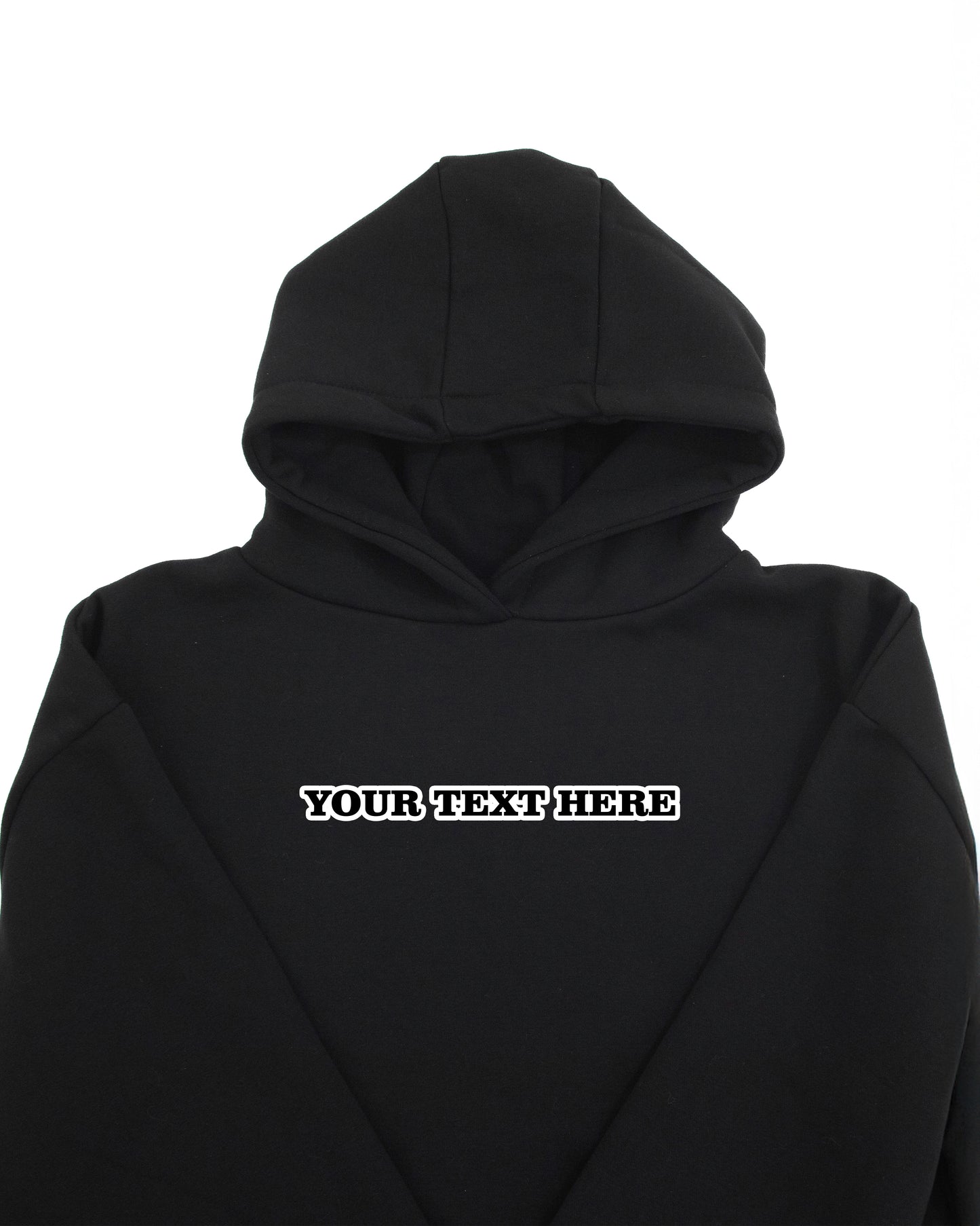 Custom Text Embroidery on Hoodie