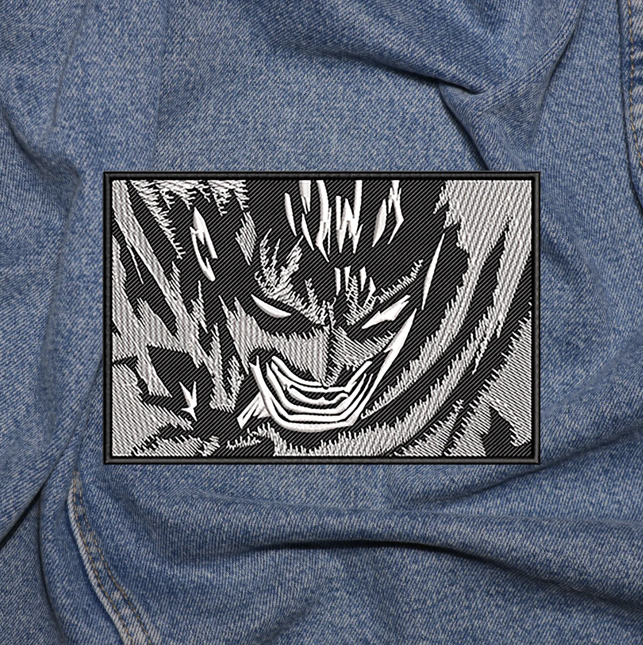 Iron on Anime Manga Embroidered Patch - Perfect for Cosplay and DIY Projects