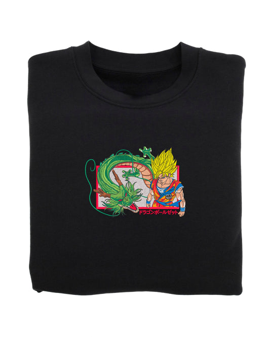 SUPER SAIYAN GOKU & SHENRON EMBROIDERY