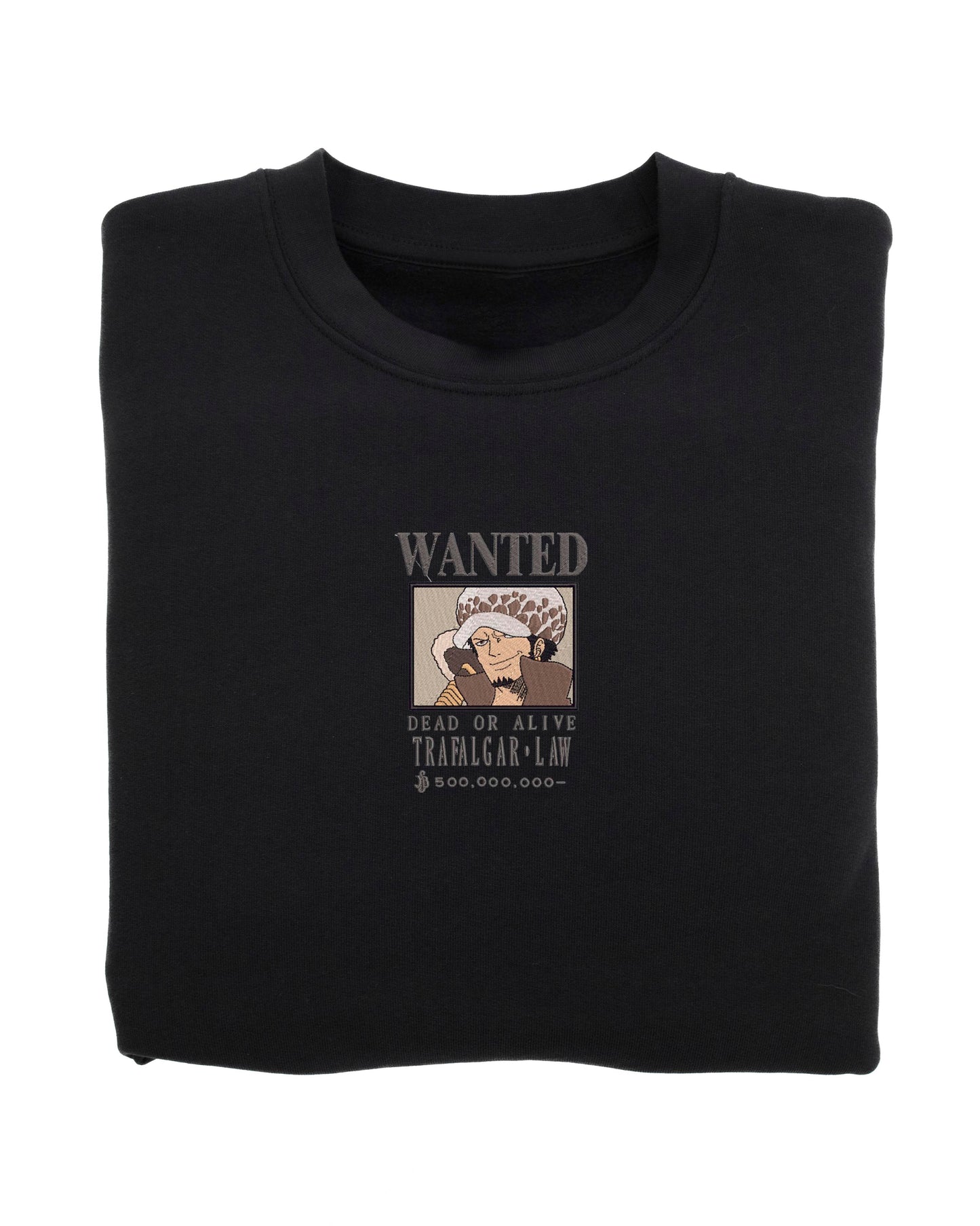 WANTED POSTER EMBROIDERY - TRAFALGAR LAW