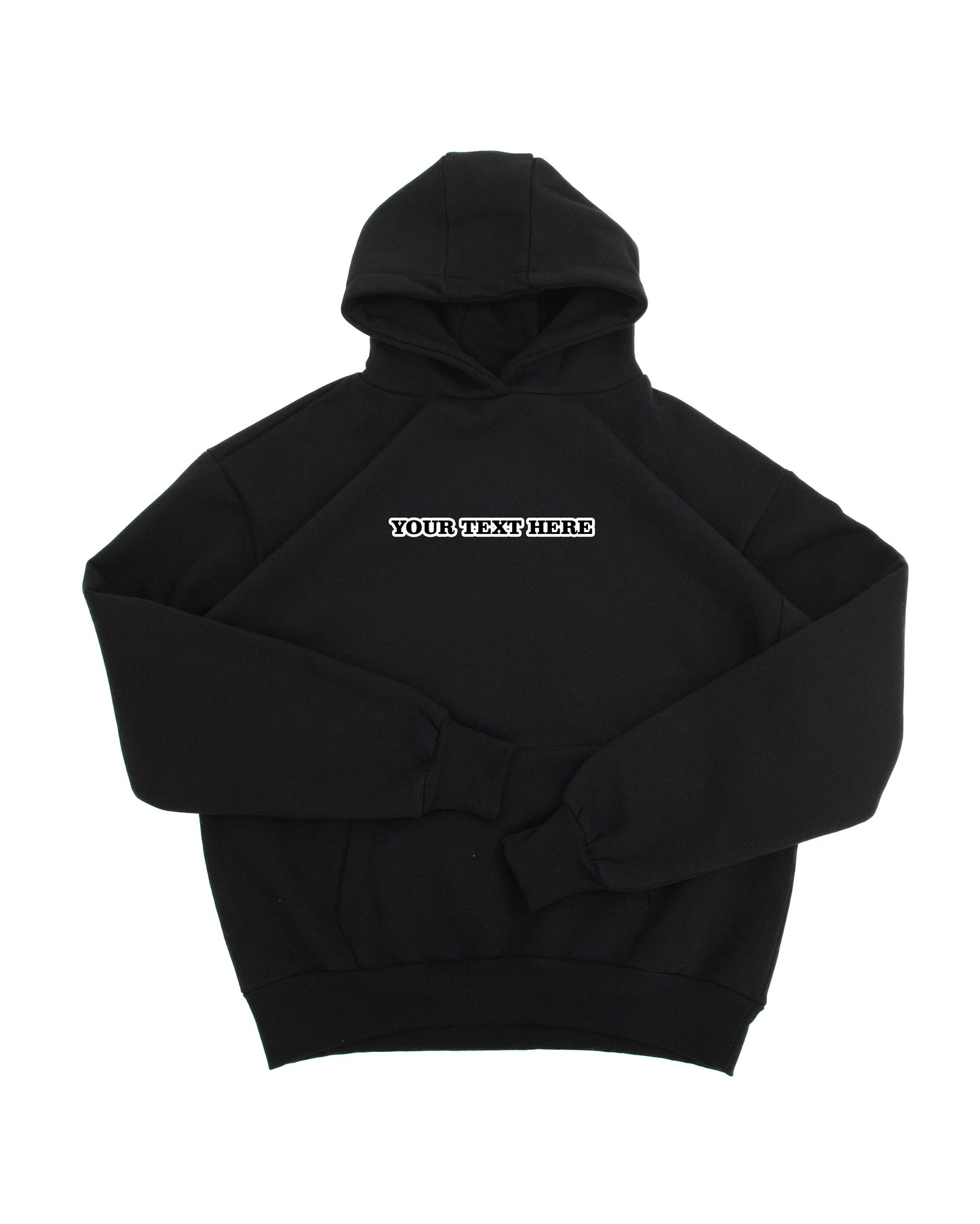 Custom Text Embroidery on Hoodie