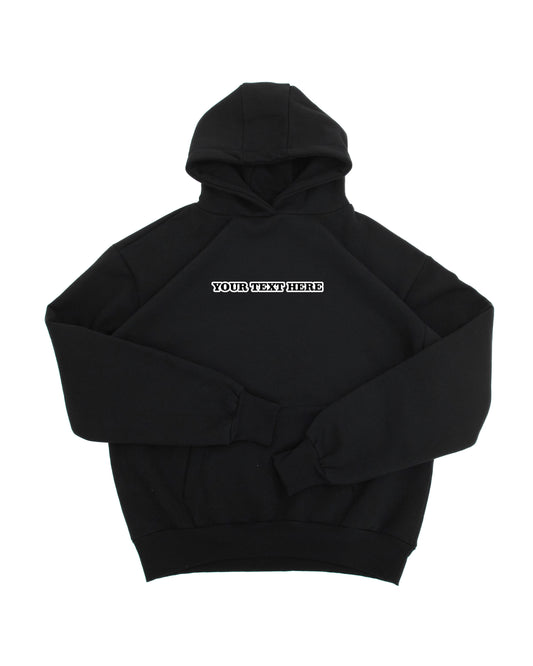 Custom Text Embroidery on Hoodie