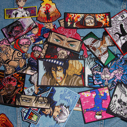 Jujutsu Anime Patch, Bulk iron on patches Embroidered Patch, Anime Lover Gift, Sew On Patches, Manga Patch, Anime Character