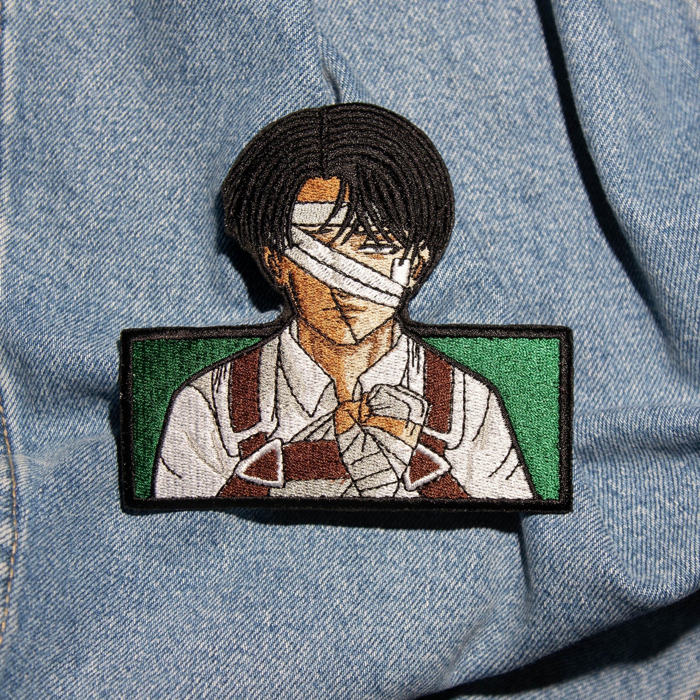 Iron on Anime Patch, Embroidered Patch, Anime Lover Gift, Sew On Patches, Manga Patch, Anime Character, Titan