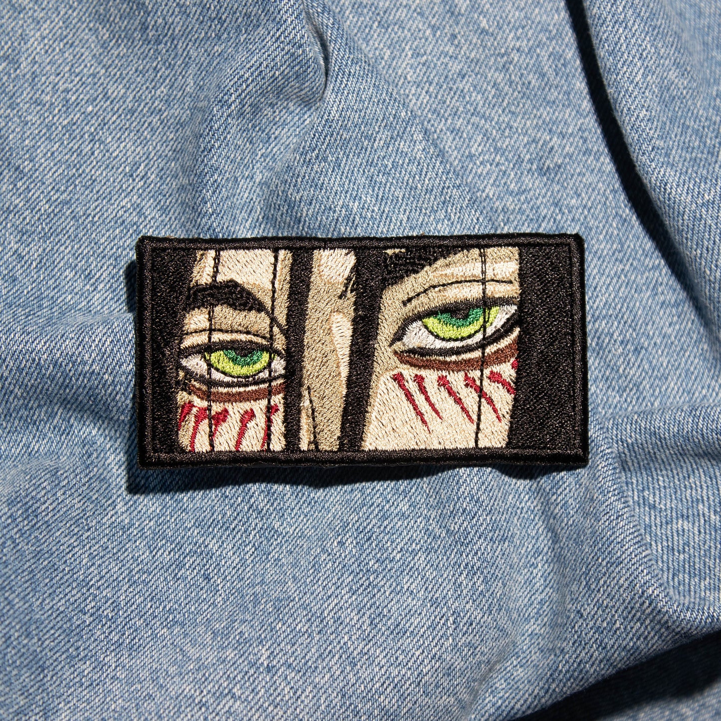 Iron on Anime Patch, Embroidered Patch, Anime Lover Gift, Sew On Patches, Manga Patch, Anime Character, Titan