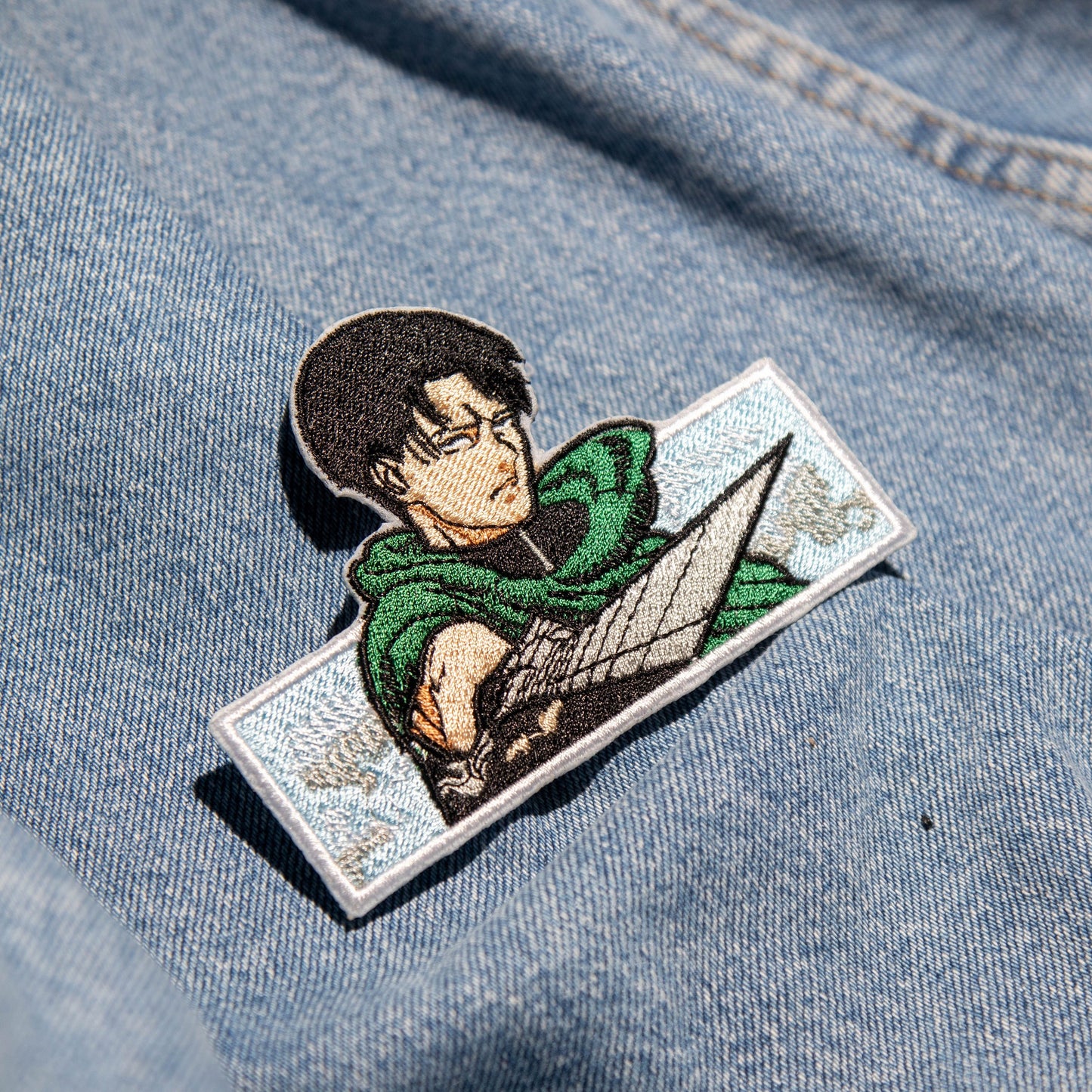 Iron on Anime Patch, Embroidered Patch, Anime Lover Gift, Sew On Patches, Manga Patch, Anime Character, Titan