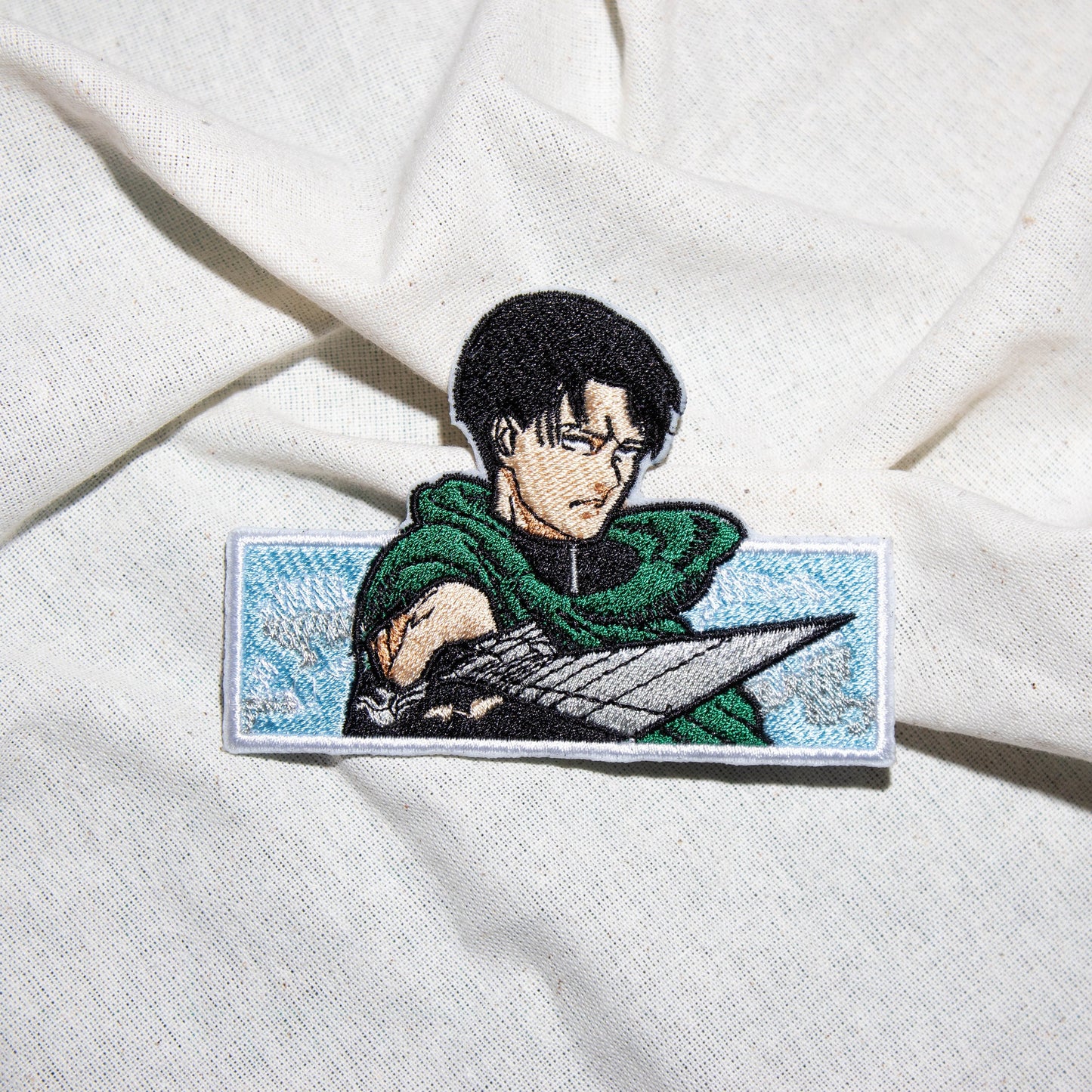 Iron on Anime Patch, Embroidered Patch, Anime Lover Gift, Sew On Patches, Manga Patch, Anime Character, Titan