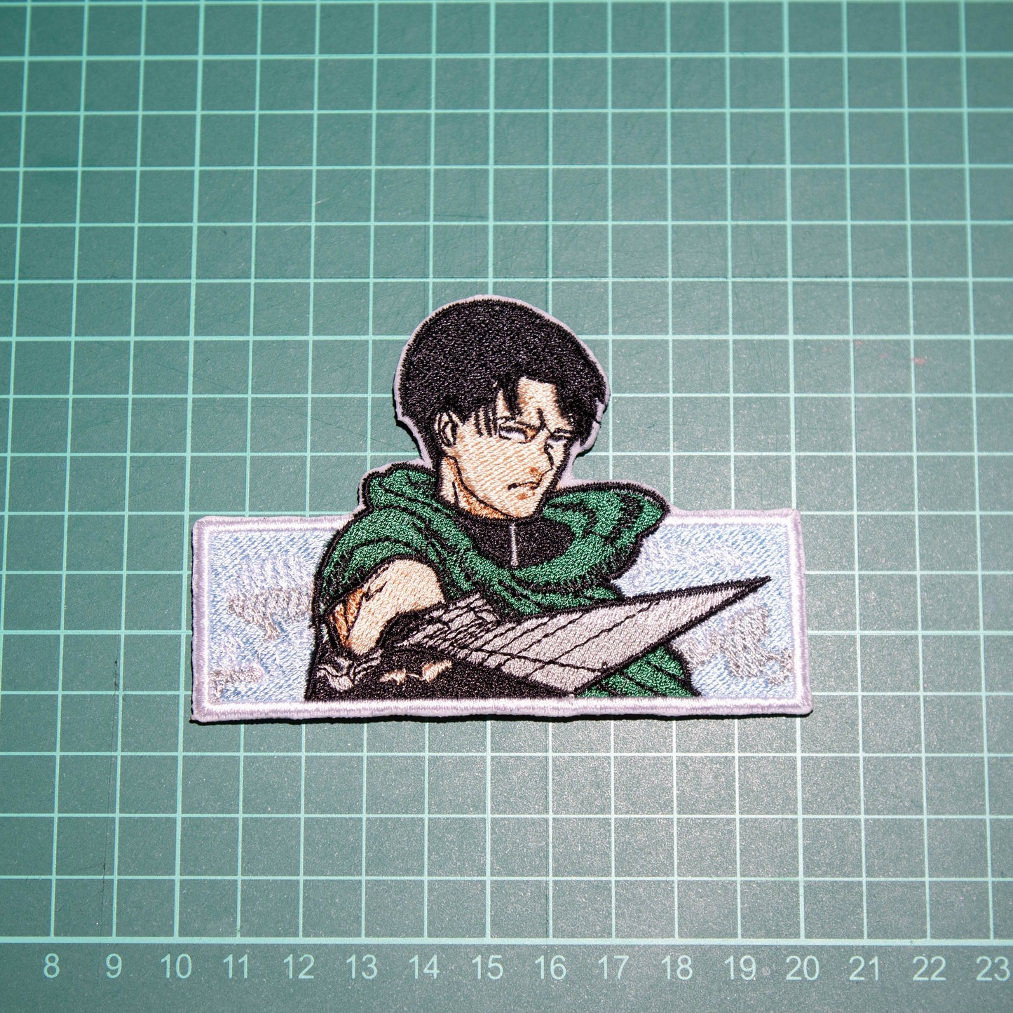 Iron on Anime Patch, Embroidered Patch, Anime Lover Gift, Sew On Patches, Manga Patch, Anime Character, Titan