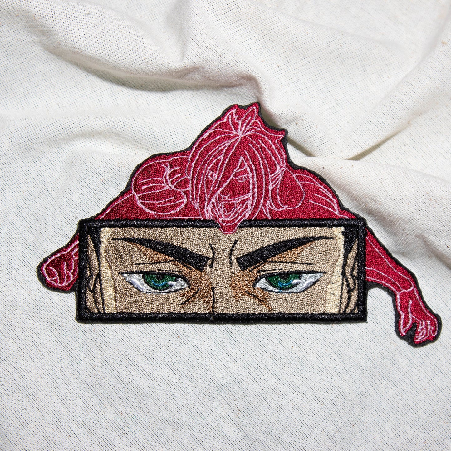 Iron on Anime Patch, Embroidered Patch, Anime Lover Gift, Sew On Patches, Manga Patch, Anime Character, Titan