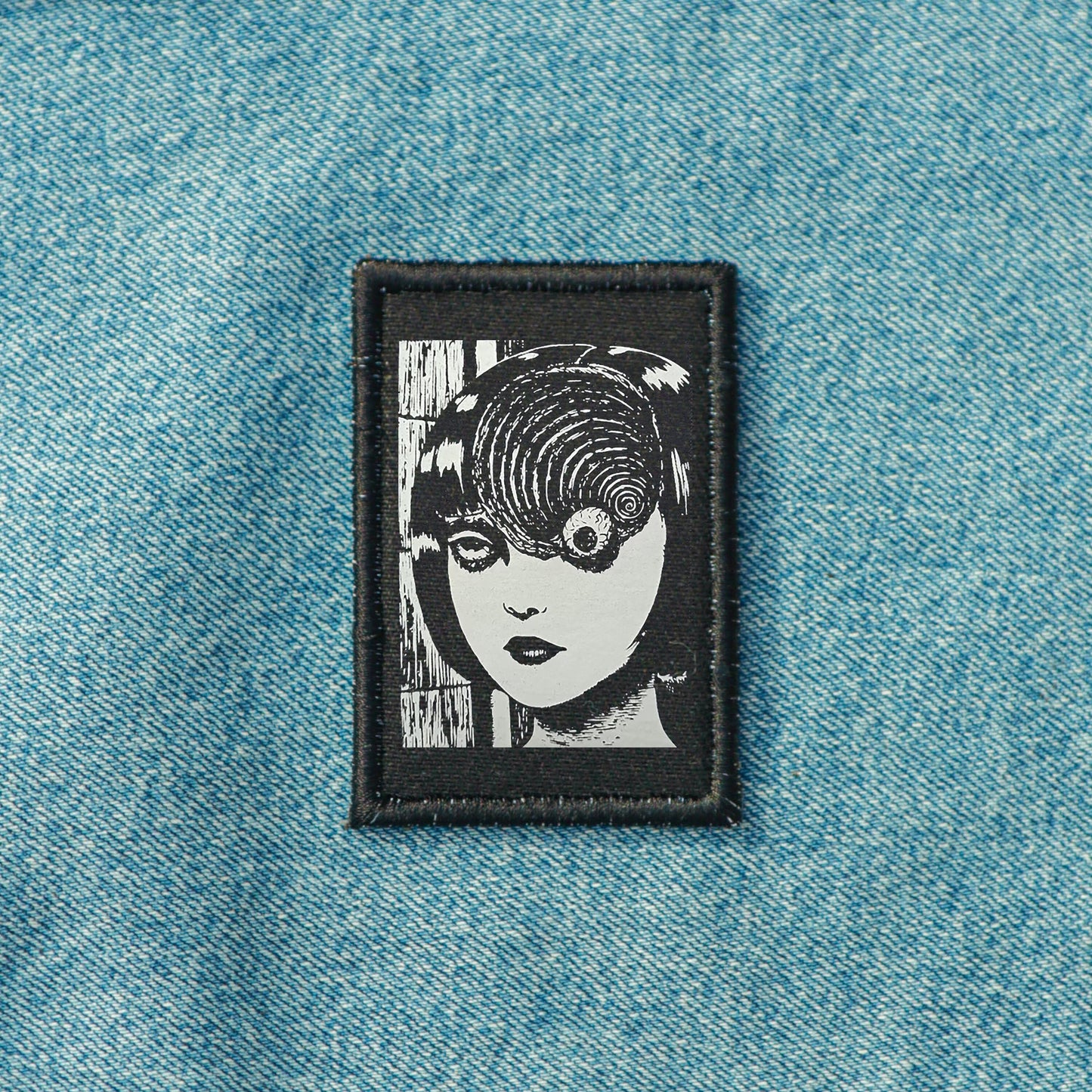 Iron on Horror Anime Manga Embroidered Patch - Perfect for Cosplay and DIY Projects