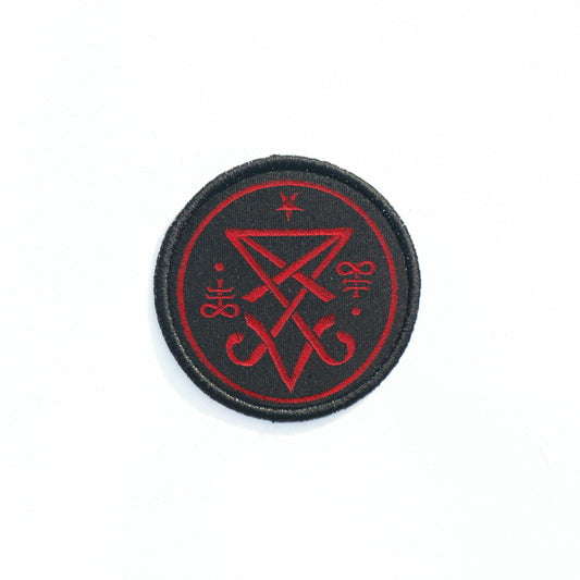 Iron On Sigil of lucifer Patch DIY Embroidered Patch, Badge, Applique, Gift,Patch