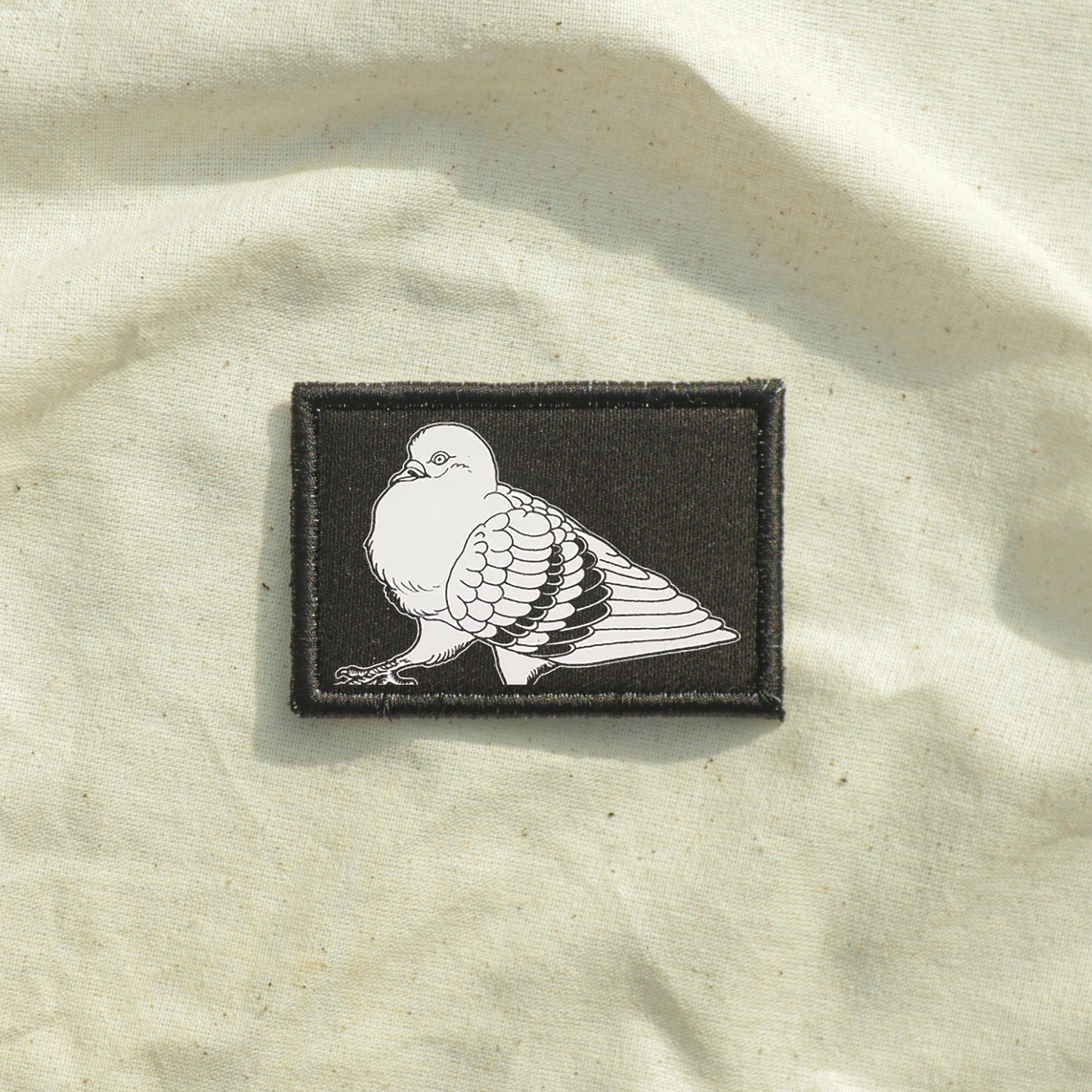 Iron On Pigeon Goth Patch Horror DIY Embroidered Patch, Badge, Applique, Scary, Goth, Halloween Gift, Spooky,Punk Patch