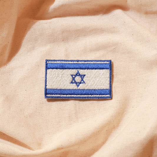 Premium Quality Israel Flag Patch, Embroidered Israel Flag Patch for Apparel and Accessories