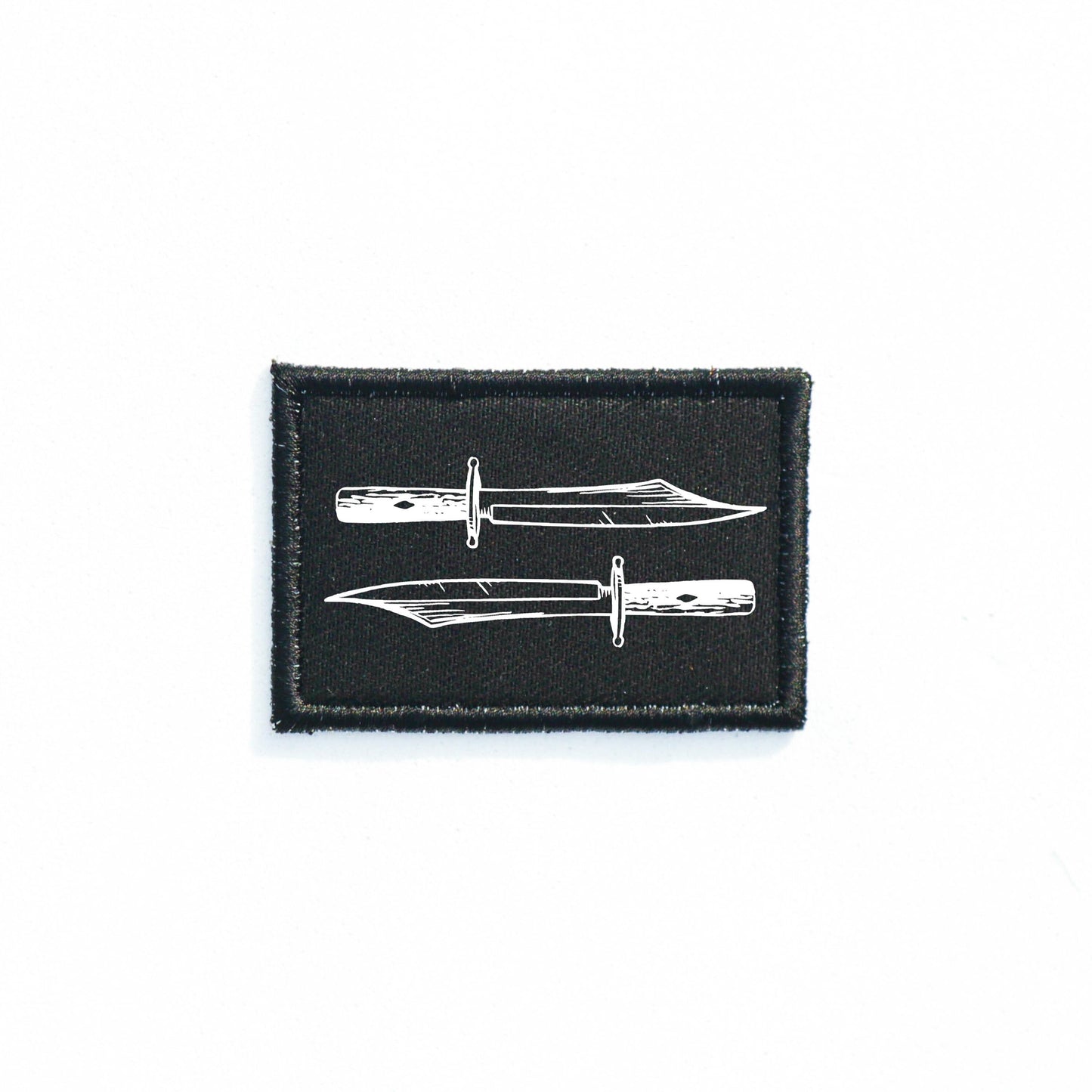 Iron On Daggers Goth Patch Horror DIY Embroidered Patch, Badge, Applique, Scary, Goth, Halloween Gift, Spooky,Punk Patch