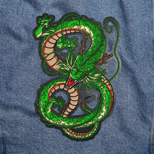 Green DRAGON large patch for custom vest Artwork for Clothing and Accessories