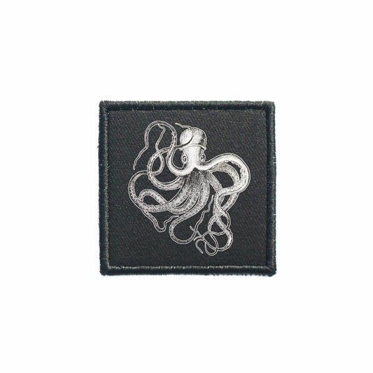 Iron On Octopus Goth Patch Horror DIY Embroidered Patch, Badge, Applique, Scary, Goth, Halloween Gift, Spooky,Punk Patch