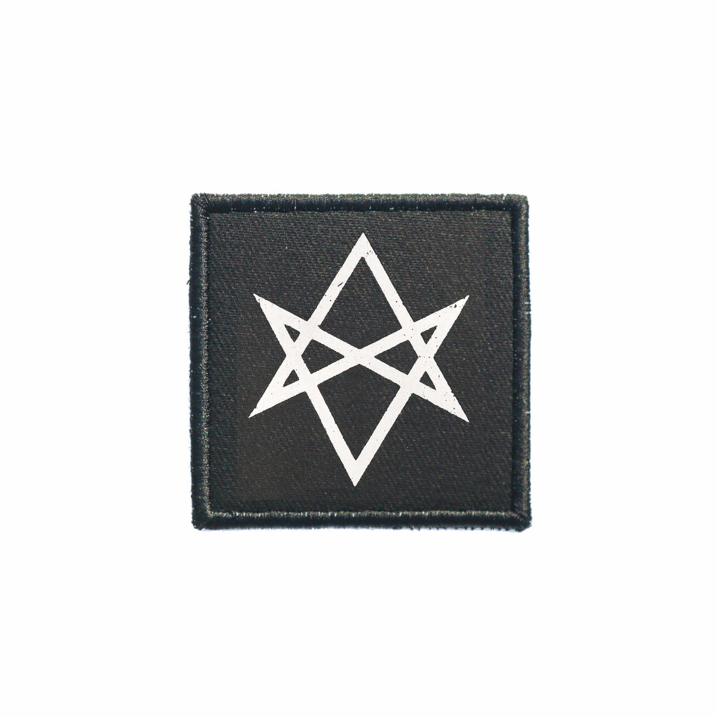 Iron On Occult Unicursal Hexagram Goth Patch Horror DIY Embroidered Patch, Badge, Applique, Scary, Goth, Halloween Gift, Spooky,Punk Patch