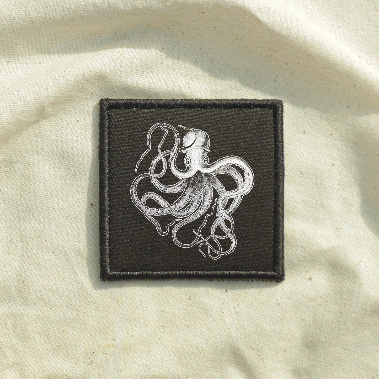 Iron On Octopus Goth Patch Horror DIY Embroidered Patch, Badge, Applique, Scary, Goth, Halloween Gift, Spooky,Punk Patch