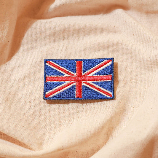 Vintage-Inspired United Kingdom Flag Patch for British Pride