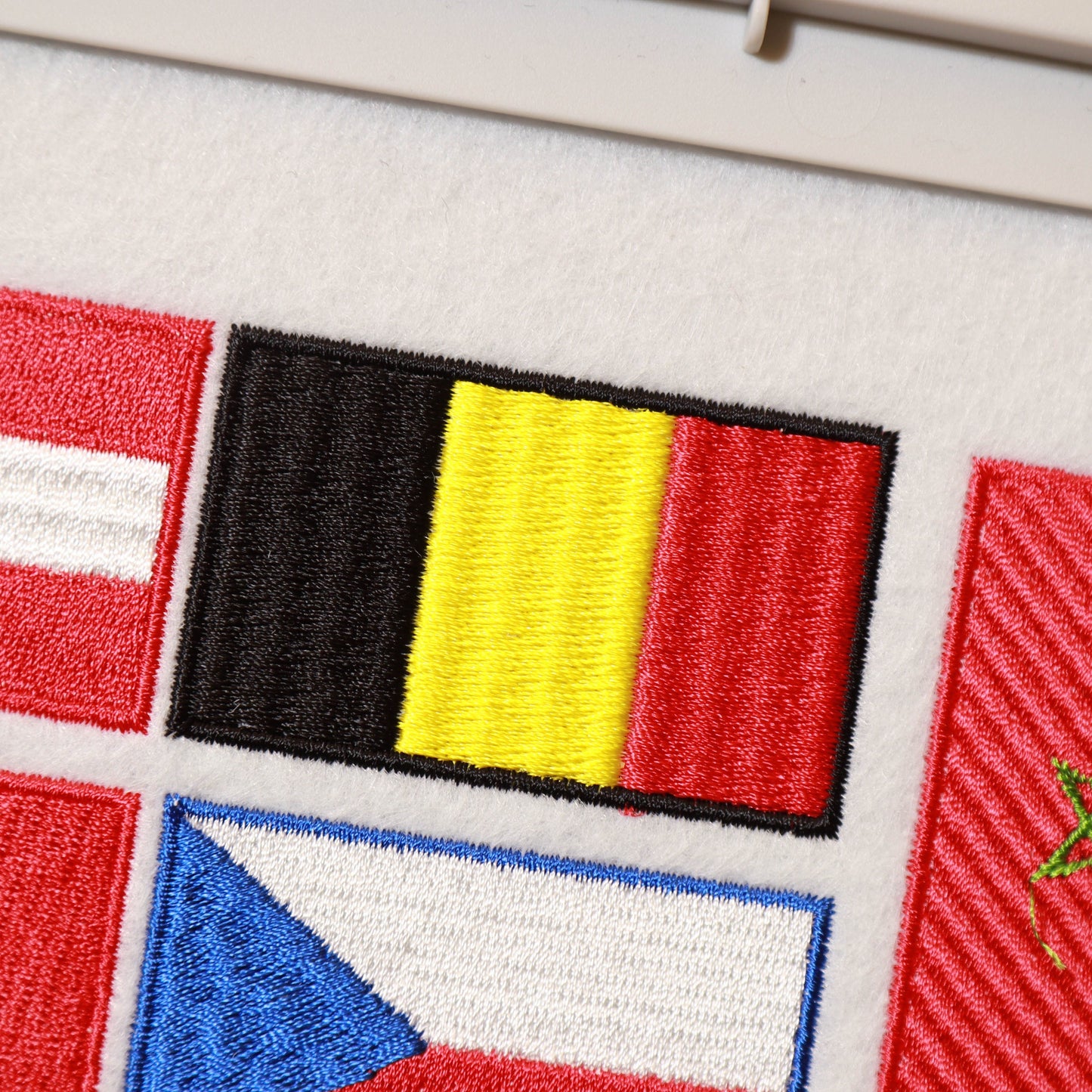 Show Your Love for Belgium with a Stylish Flag Patch for Jackets and Bags