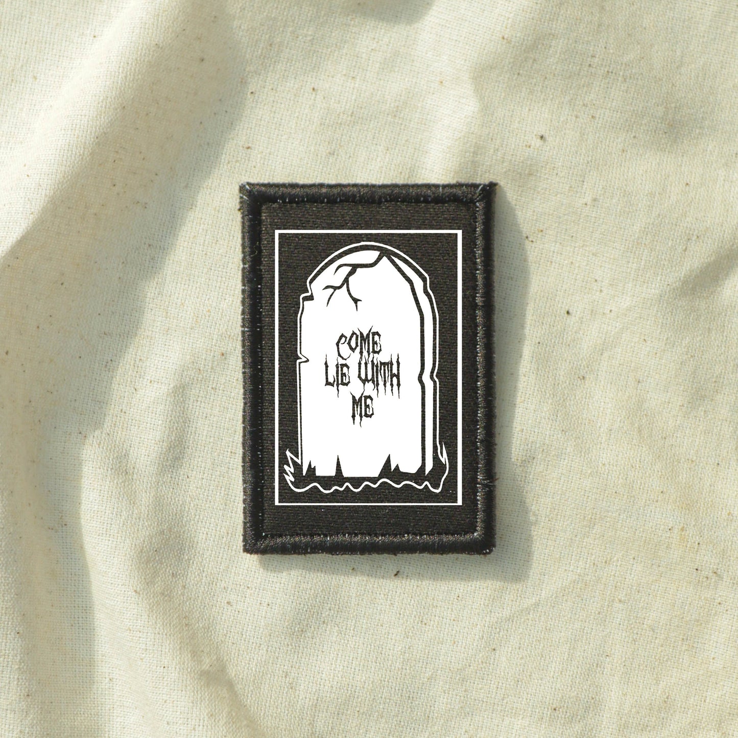 Iron On Goth Rip Patch Horror DIY Embroidered Patch, Badge, Applique, Scary, Goth, Halloween Gift, Spooky,Punk Patch