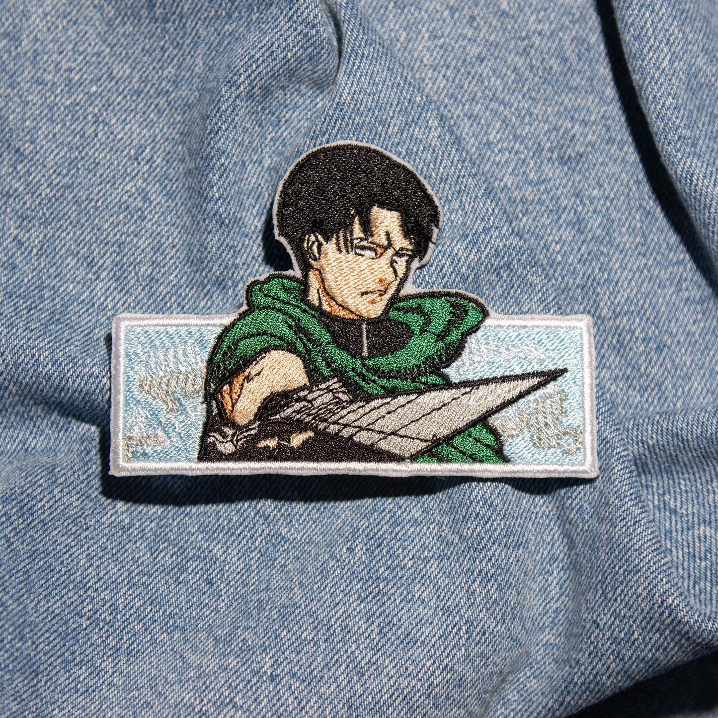 Iron on Anime Patch, Embroidered Patch, Anime Lover Gift, Sew On Patches, Manga Patch, Anime Character, Titan