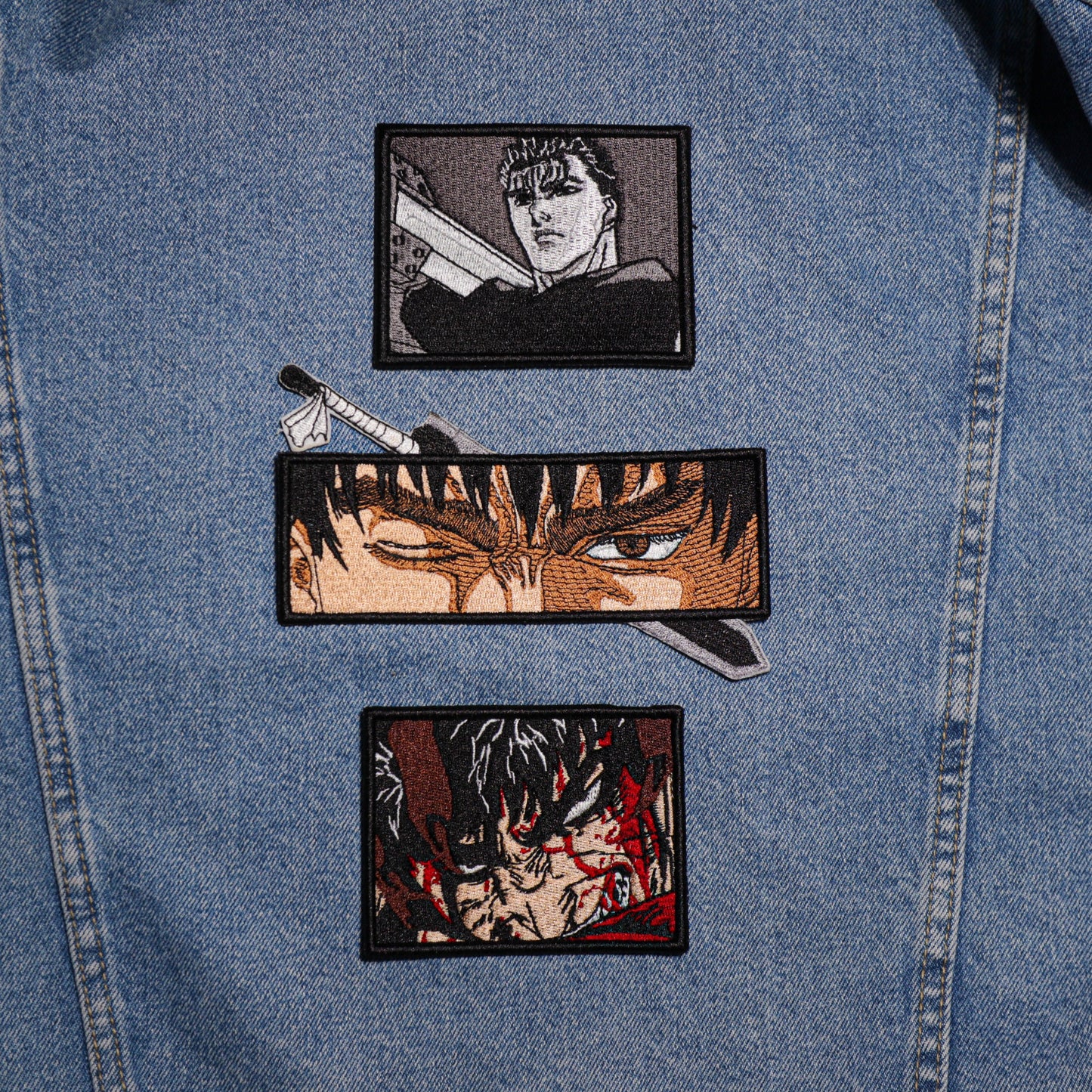 Iron on Anime Manga Embroidered Patch - Perfect for Cosplay and DIY Projects