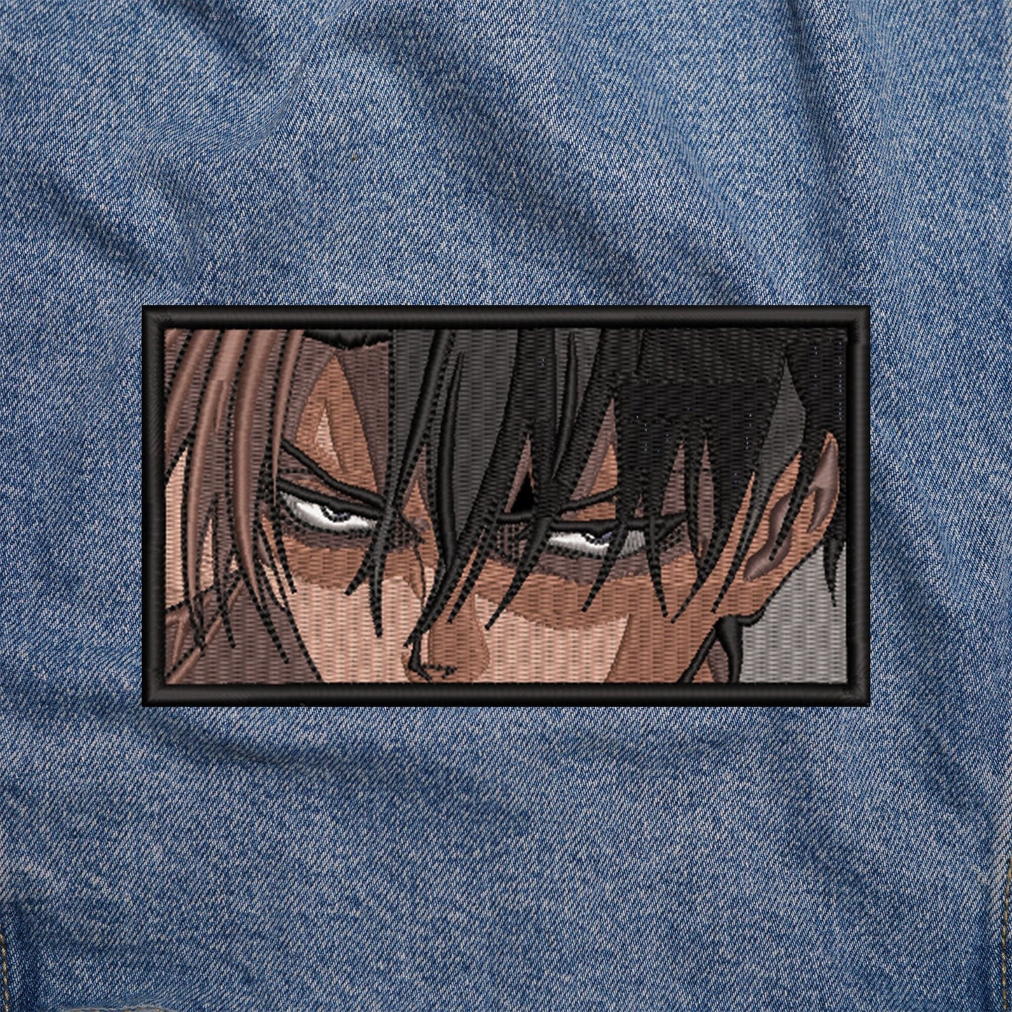 Iron on Anime Patch, Embroidered Patch, Anime Lover Gift, Sew On Patches, Manga Patch, Anime Character, Titan