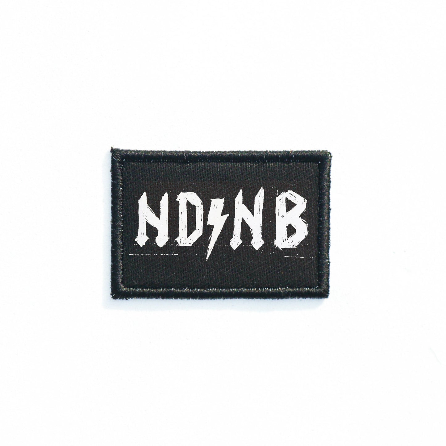 Iron On ND/NB Goth Patch Horror DIY Embroidered Patch, Badge, Applique, Scary, Goth, Halloween Gift, Spooky,Punk Patch