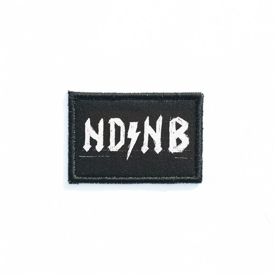 Iron On ND/NB Goth Patch Horror DIY Embroidered Patch, Badge, Applique, Scary, Goth, Halloween Gift, Spooky,Punk Patch