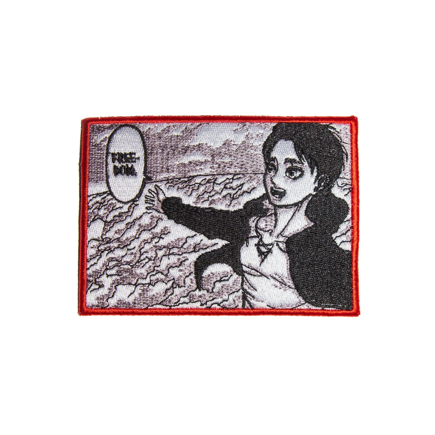 Iron on Anime Patch, Embroidered Patch, Anime Lover Gift, Sew On Patches, Manga Patch, Anime Character, Titan