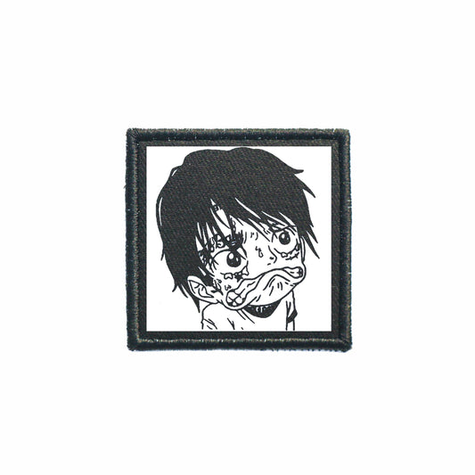 Iron on Horror Emo Rap Manga Embroidered Patch - Perfect for Cosplay and DIY Projects