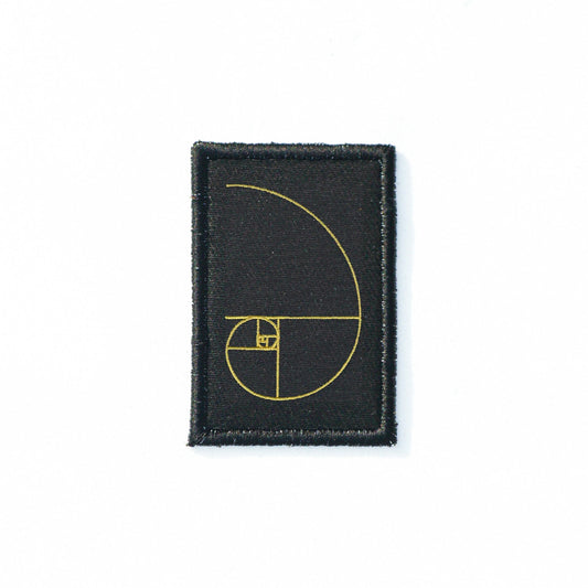 Iron On Fibonaci golden spiral Patch DIY Embroidered Patch, Badge, Applique, Gift,Patch