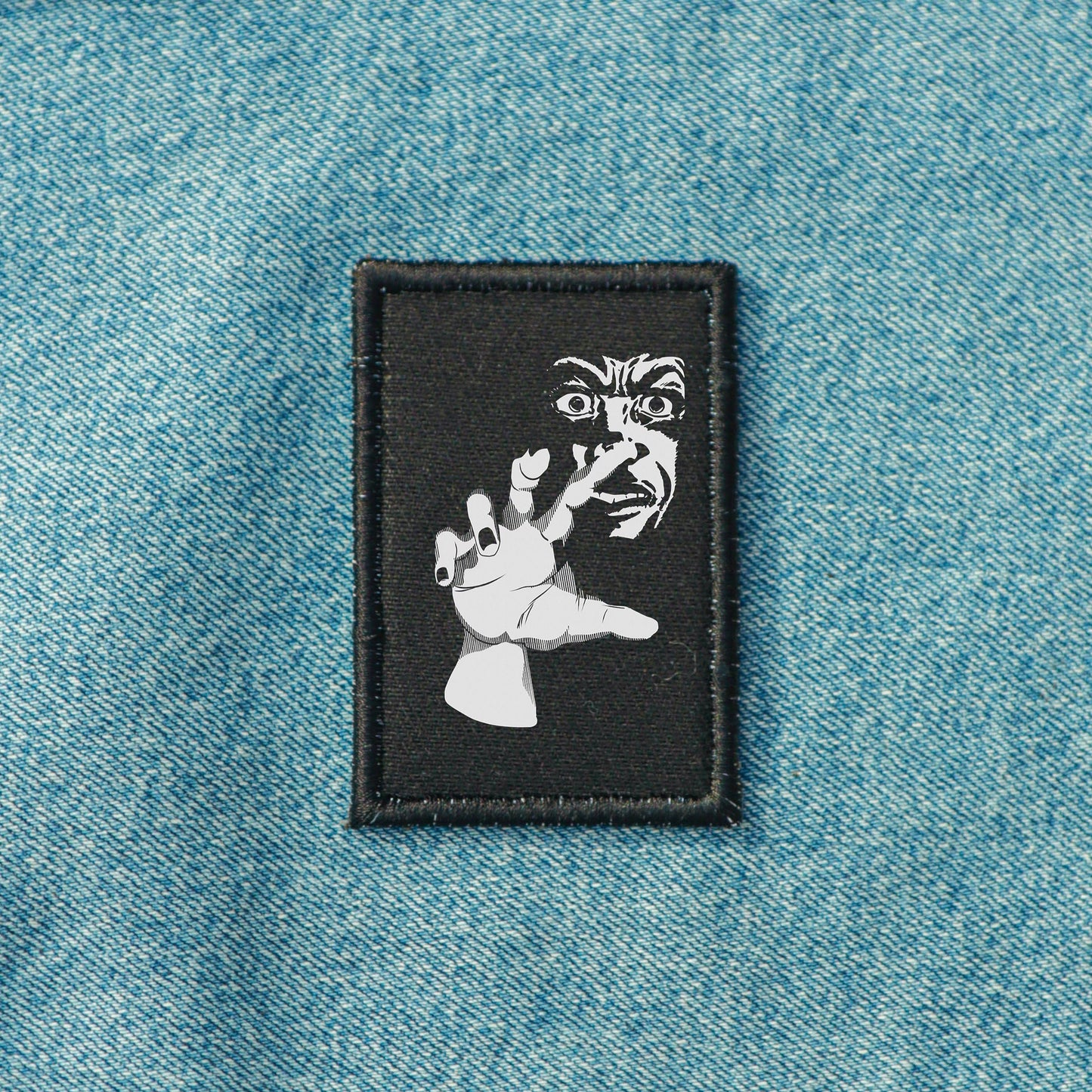 Iron On Goth Patch Reaching Hand Horror DIY Embroidered Patch, Badge, Applique, Scary, Goth, Halloween Gift, Spooky,Punk Patch