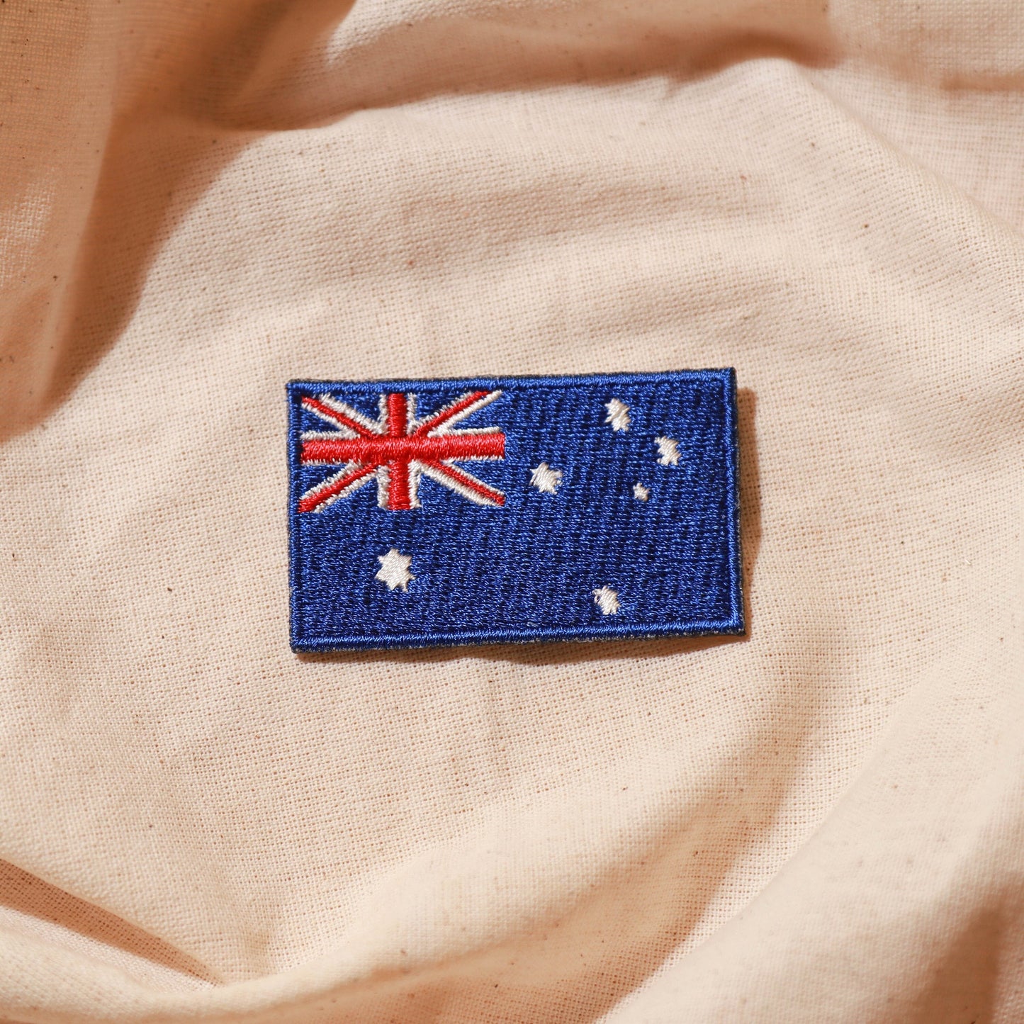 Aussie Spirit: Iron-On Australia Flag Patch, Perfect for DIY Crafts and Upcycling Projects