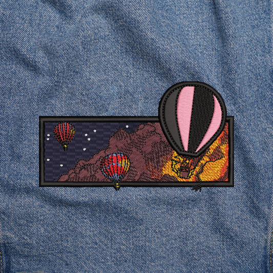 Hot Air Balloon Patch Artistry with Our Last Supper Patch for DIY Projects or Sewing