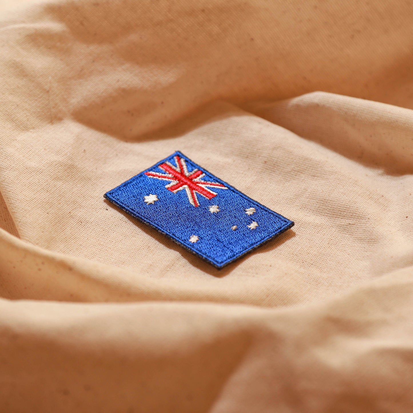 Aussie Spirit: Iron-On Australia Flag Patch, Perfect for DIY Crafts and Upcycling Projects