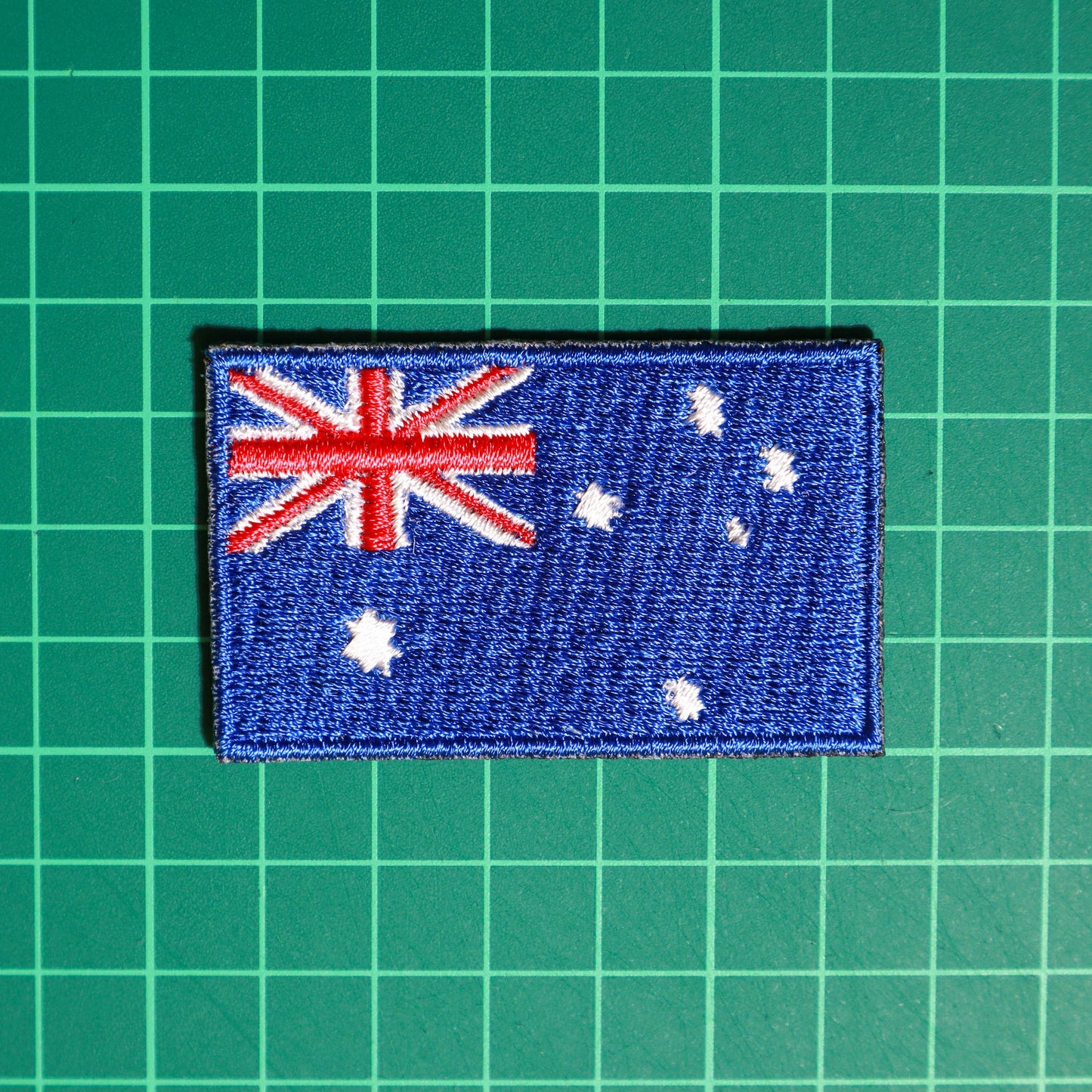 Aussie Spirit: Iron-On Australia Flag Patch, Perfect for DIY Crafts and Upcycling Projects