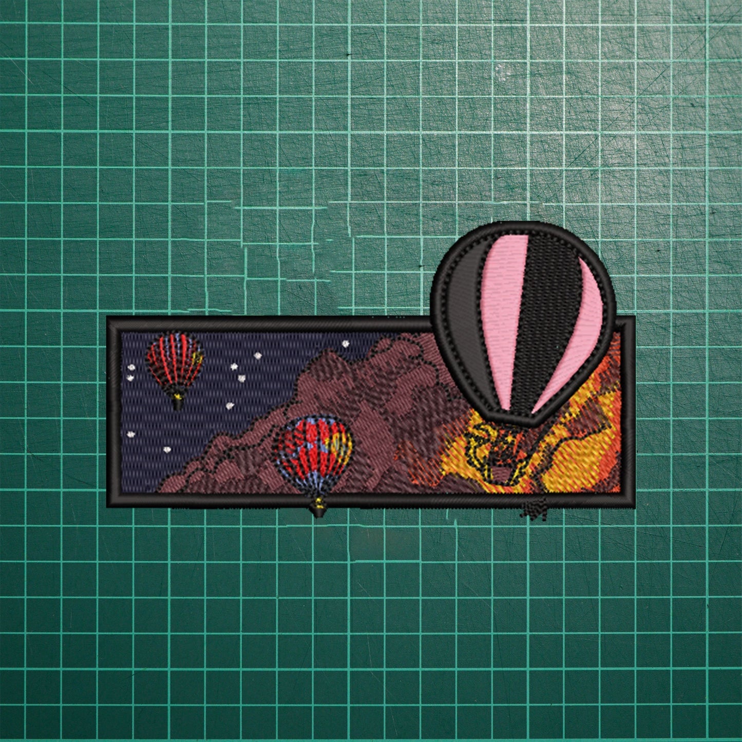 Hot Air Balloon Patch Artistry with Our Last Supper Patch for DIY Projects or Sewing