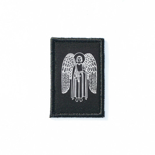 Iron On Goth Patch Arch Angel DIY Embroidered Patch, Badge, Applique, Scary, Goth, Halloween Gift ,Punk Patch