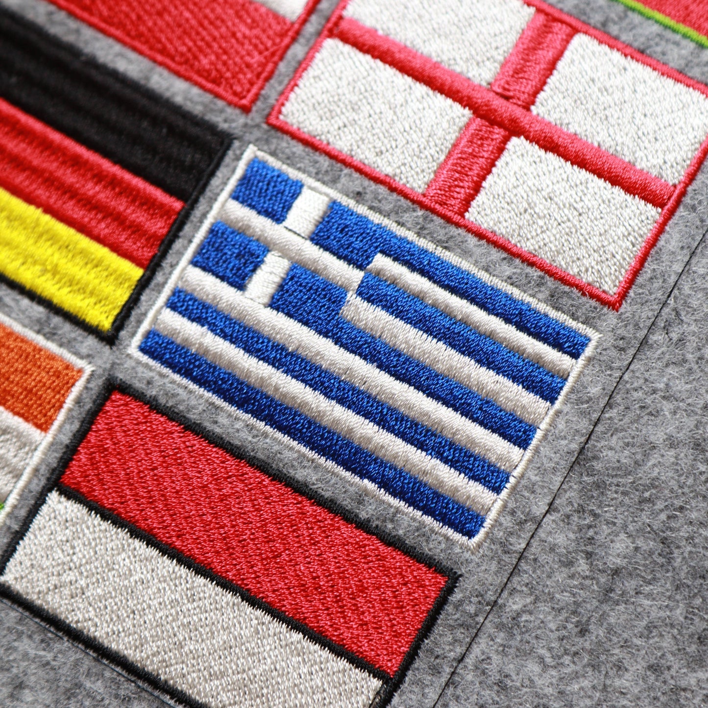 Greece Flag Iron-On Patch - Show Your Greek Heritage with this Applique for Clothing and Accessories