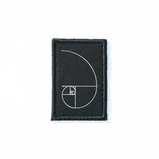 Iron On Fibonaci golden spiral Patch DIY Embroidered Patch, Badge, Applique, Gift,Patch