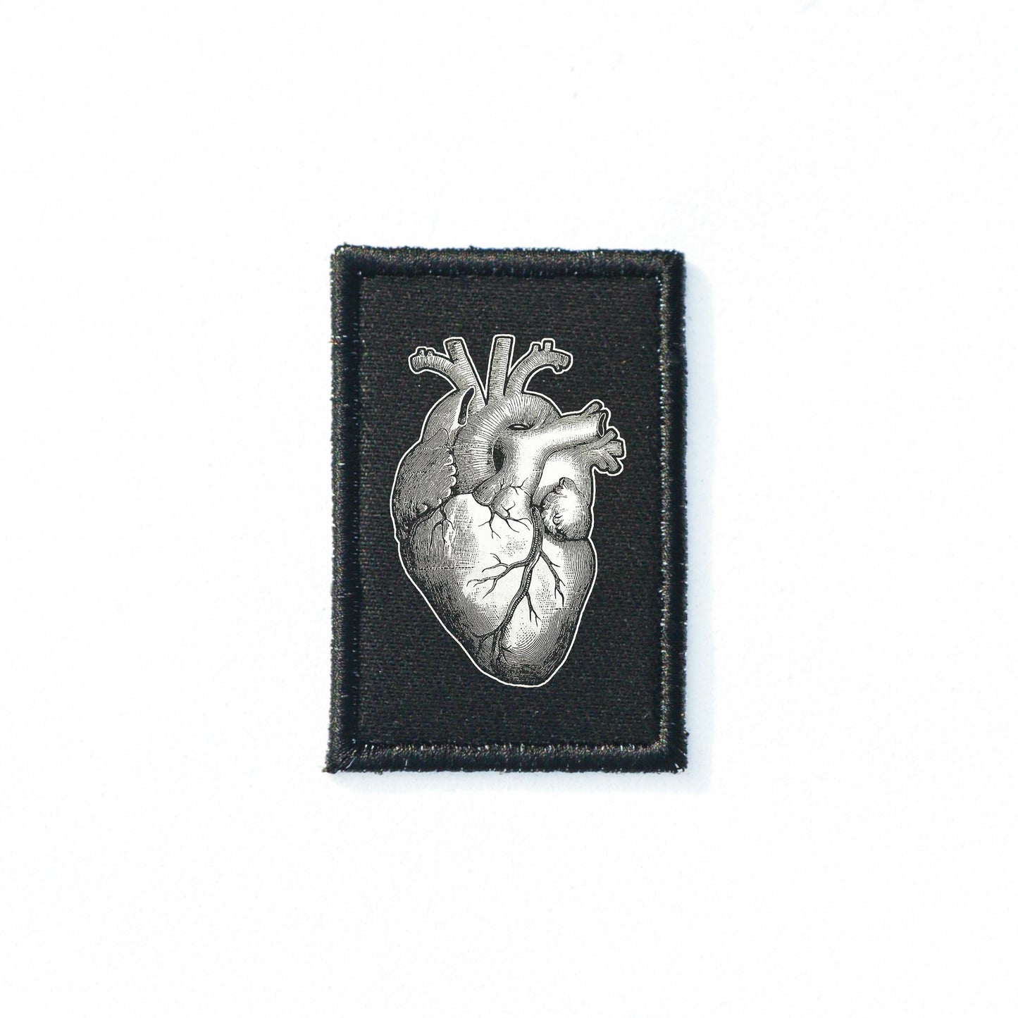 Iron On Anatomical Heart Goth Patch Horror DIY Embroidered Patch, Badge, Applique, Scary, Goth, Halloween Gift, Spooky,Punk Patch