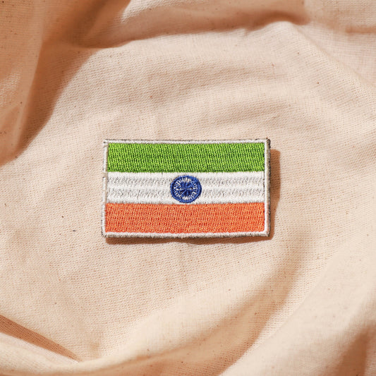 Indian Flag Patch: Symbol of Unity and Heritage - Ideal for Patriotic DIY Crafts and Souvenirs