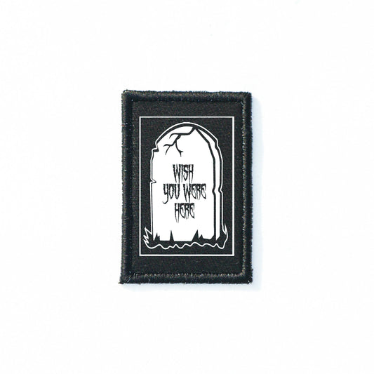 Iron On Goth RIP Patch Horror DIY Embroidered Patch, Badge, Applique, Scary, Goth, Halloween Gift, Spooky,Punk Patch