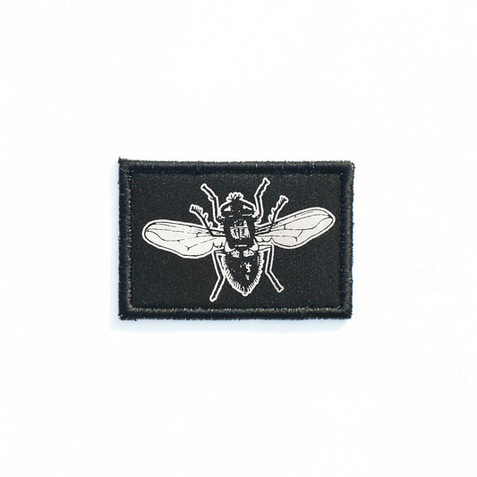 Iron On Fly Goth Patch Horror DIY Embroidered Patch, Badge, Applique, Scary, Goth, Halloween Gift, Spooky,Punk Patch