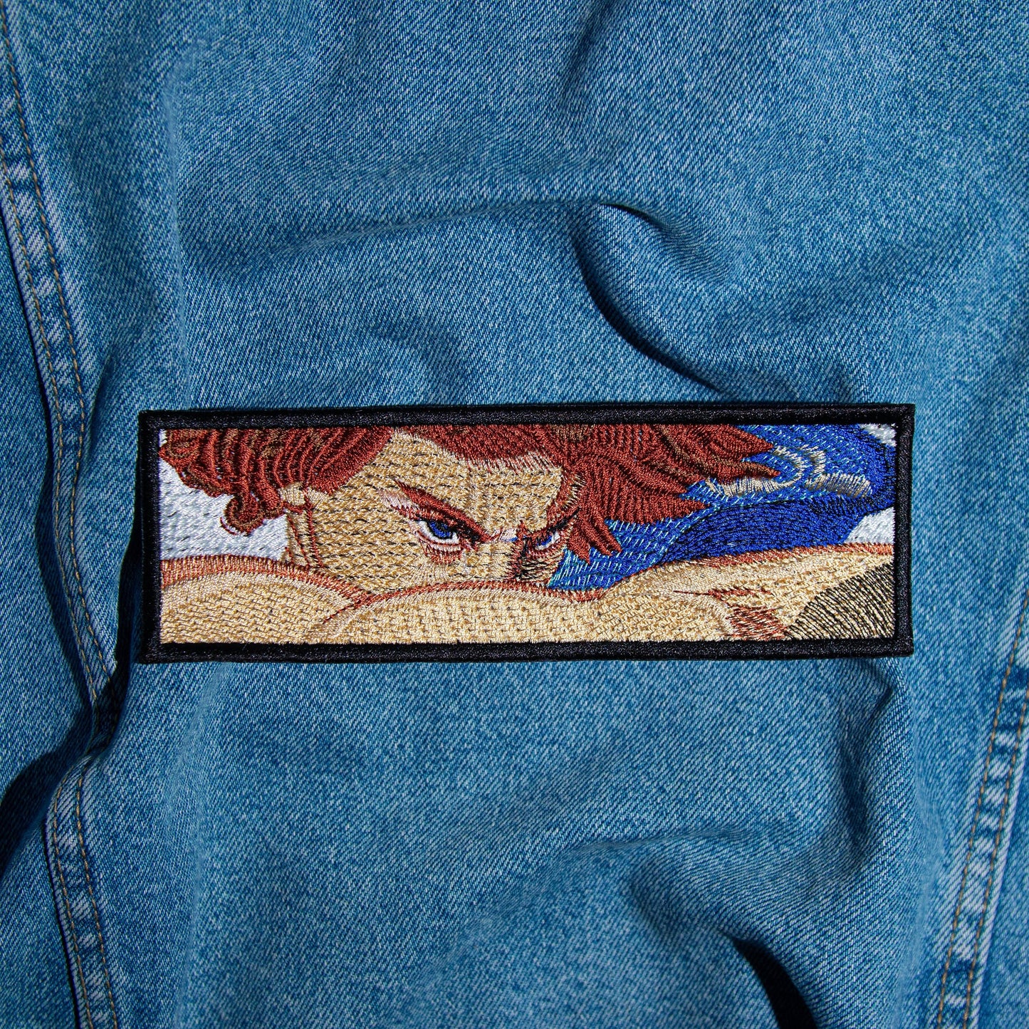 Alexandre Cabanel Inspired Fallen Angel Patch - Embroidered Iron-On Applique for Jackets, Bags, and Denim